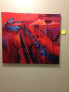 One of the Paintings on Display at Phicol Williams Community Center.