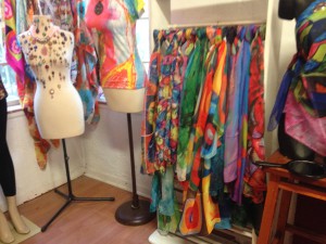 Beautiful scarves and other wearable art